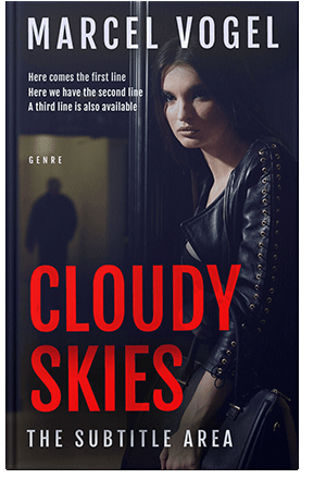 Pre Made Book Cover Ebony