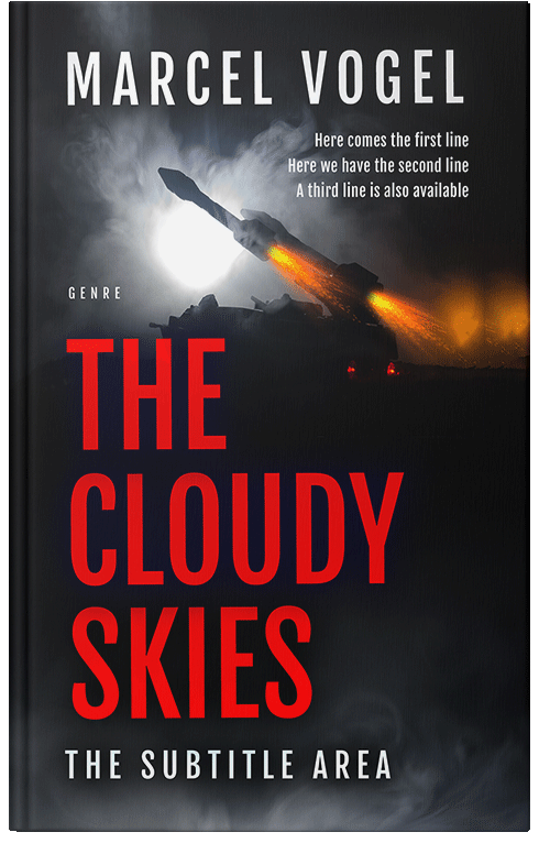 Front view of Valencia #24347 - Premade Apocalyptica Book Cover