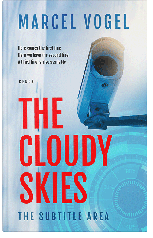 Front view of Botticelli #24348 - Premade Science Fiction Book Cover