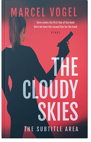 Pre Made Book Cover Cloud Burst
