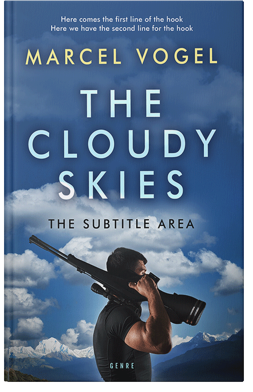 Front view of Premade Mystery & Thriller & Suspense Book Cover - Chambray