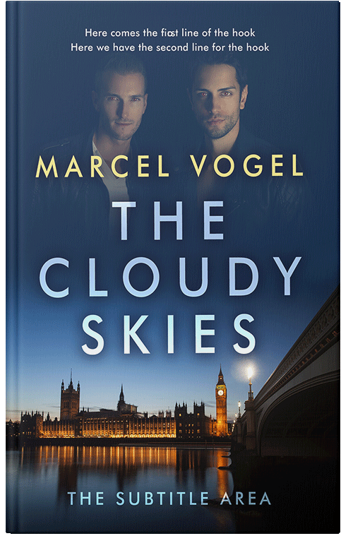 Front view of Big Stone #24353 - Premade Fantasy Book Cover