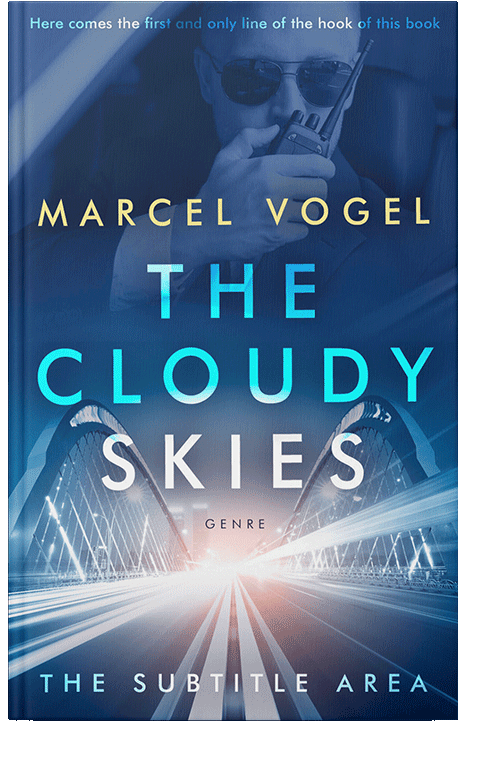 Front view of Blumine #24354 - Premade Mystery & Thriller & Suspense Book Cover