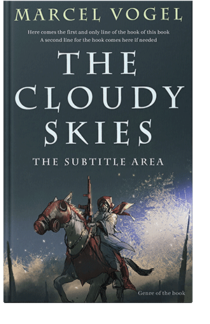 Pre Made Book Cover Outer Space