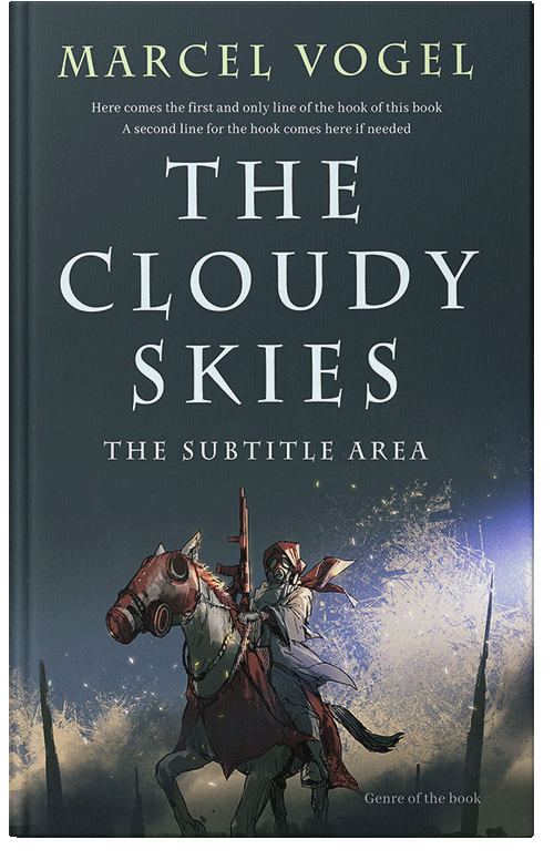 Front view of Outer Space #24356 - Premade Apocalyptica Book Cover