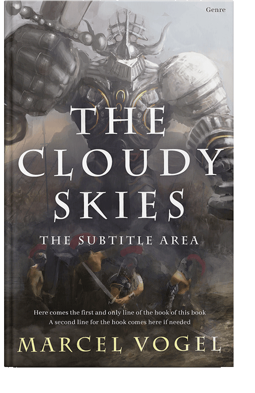 Front view of Masala #24357 - Premade Fantasy Book Cover