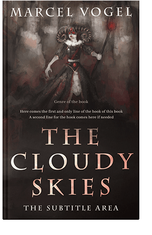 Pre Made Book Cover Cocoa Brown