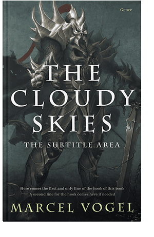 Pre Made Book Cover Outer Space