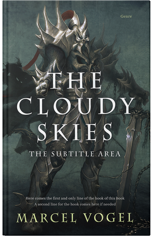 Front view of Outer Space #24362 - Premade Fantasy Book Cover