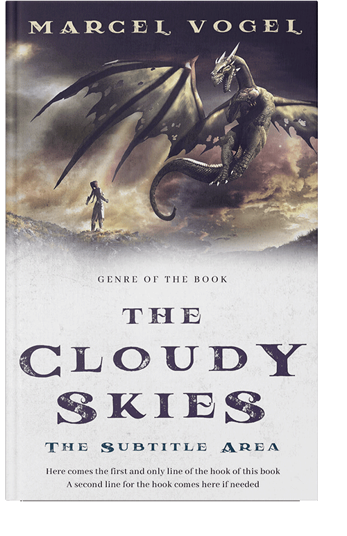 Front view of Bleached Cedar #24365 - Premade Fantasy Book Cover