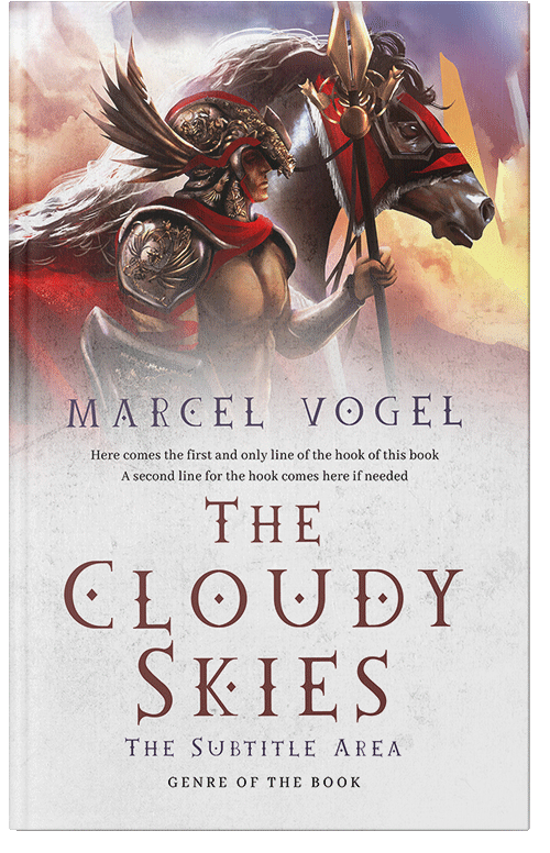 Front view of Jon #24367 - Premade Fantasy Book Cover