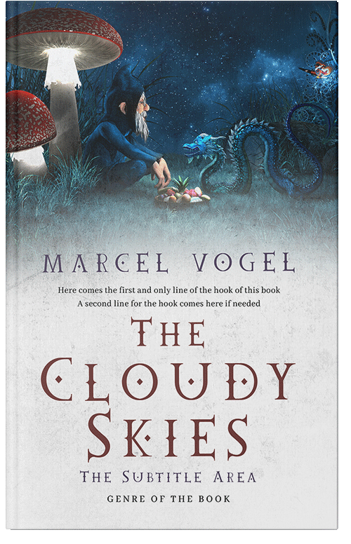 Front view of Big Stone #24368 - Premade Fantasy Book Cover