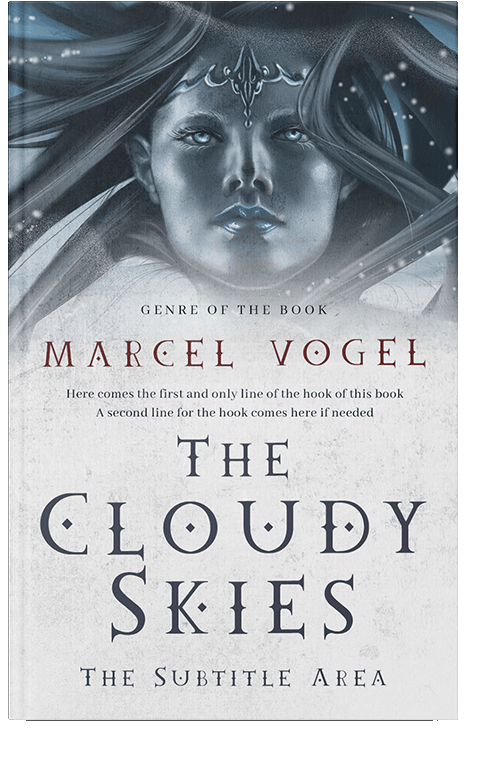 Front view of Iron #24371 - Premade Fantasy Book Cover