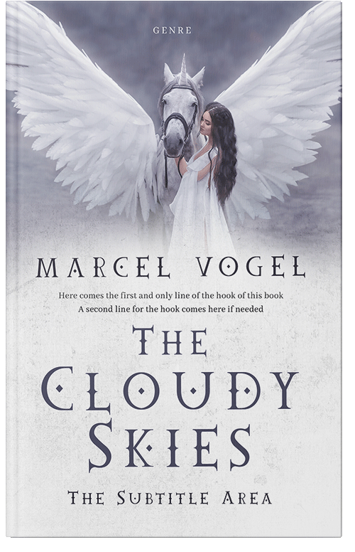 Front view of Mischka #24373 - Premade Fantasy Book Cover