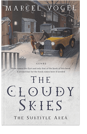 Pre Made Book Cover Thunder