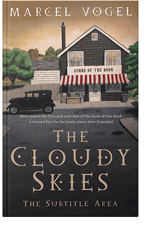 Pre Made Book Cover Thunder