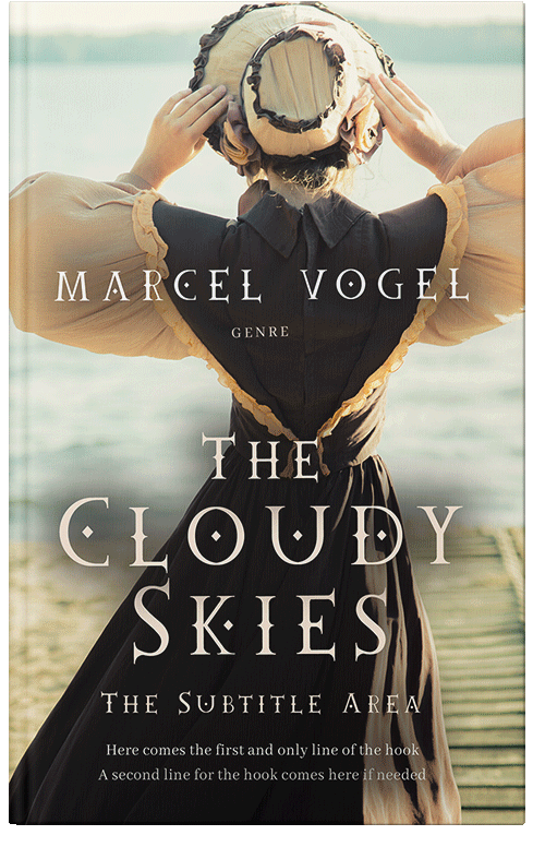 Front view of Cod Gray #24384 - Premade Romance Book Cover