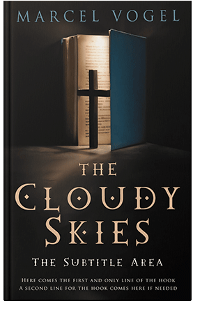 Pre Made Book Cover Cod Gray