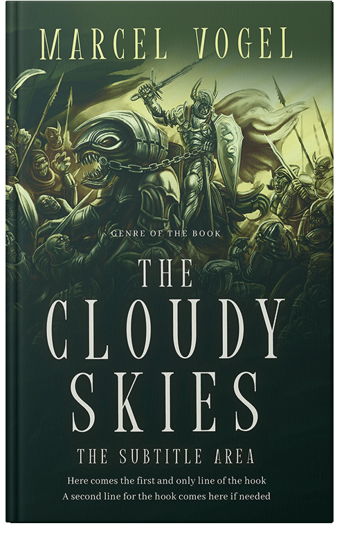 Front view of Celtic #24399 - Premade Fantasy Book Cover