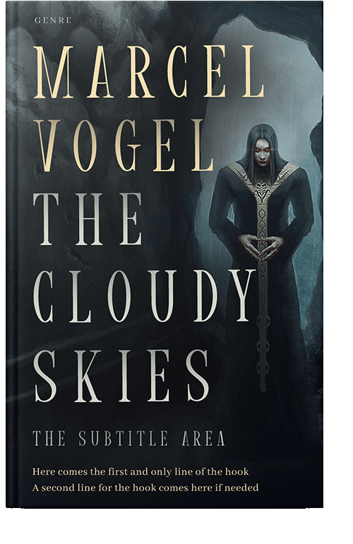 Front view of Bunker #24402 - Premade Fantasy Book Cover