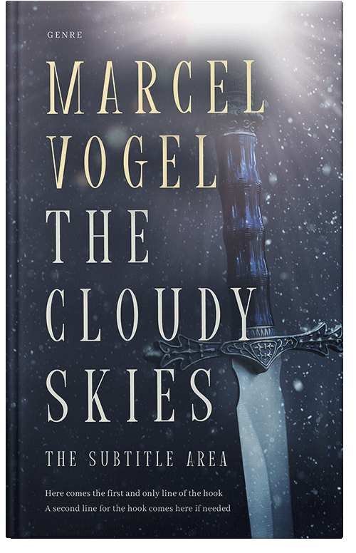 Front view of Premade Fantasy Book Cover - Ebony Clay