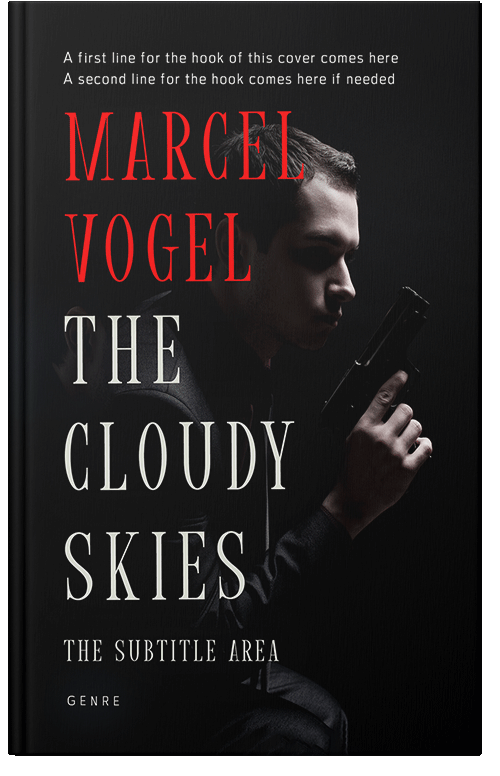 Front view of Premade Mystery & Thriller & Suspense Book Cover - Woodsmoke