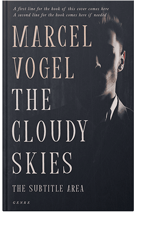 Pre Made Book Cover Ebony Clay