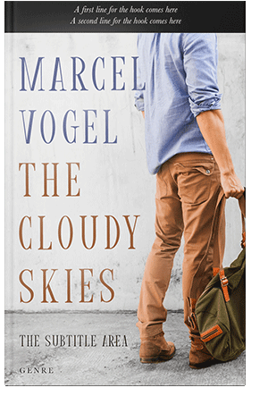 Pre Made Book Cover Bon Jour