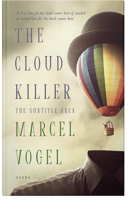 Front view of Premade Fantasy Book Cover - Parchment