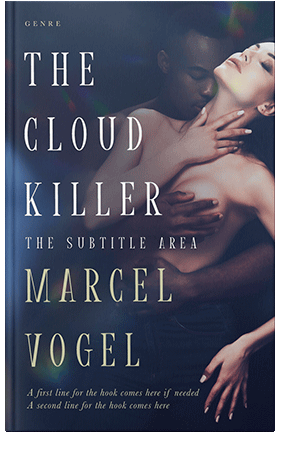 Pre Made Book Cover Ebony Clay