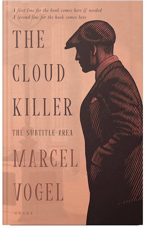 Front view of Cocoa Brown #24430 - Premade Historical Book Cover