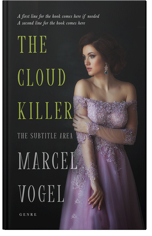 Front view of Del Rio #24434 - Premade Chick Lit Book Cover