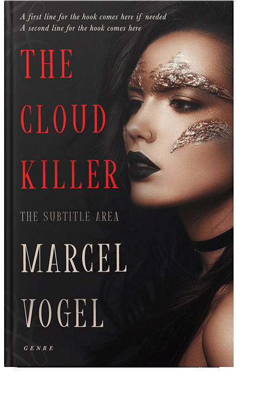 Front view of My Pink #24440 - Premade Science Fiction Book Cover