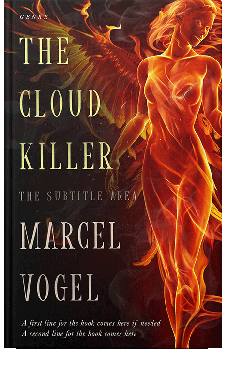 Front view of Hot Cinnamon #24442 - Premade Fantasy Book Cover