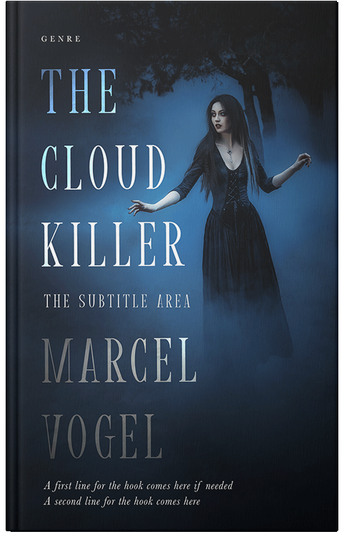 Front view of Mirage #24444 - Premade Fantasy Book Cover