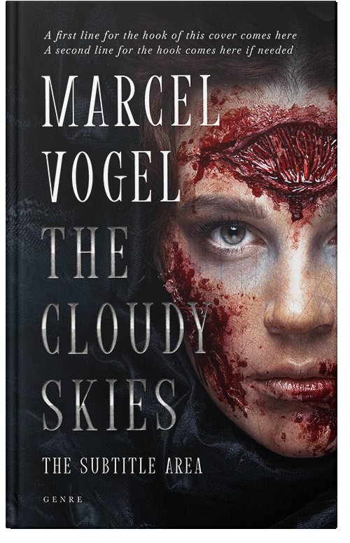 Front view of Quicksand #24452 - Premade Apocalyptica Book Cover