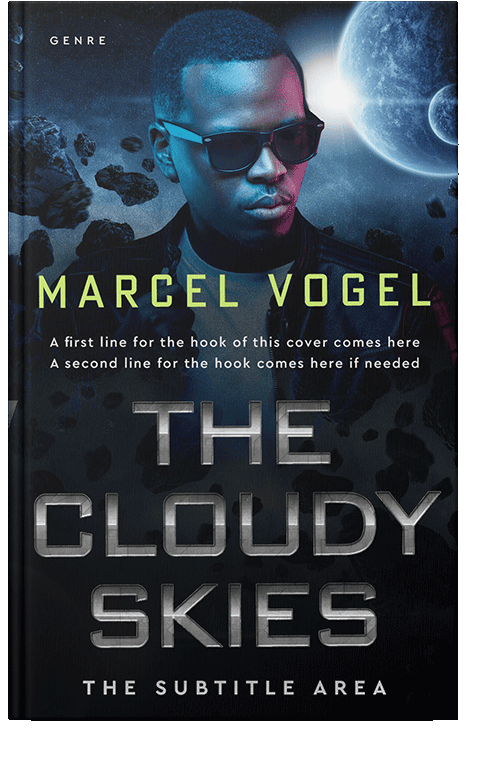 Front view of Ebony #24454 - Premade Apocalyptica Book Cover