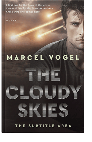 Pre Made Book Cover Cocoa Brown