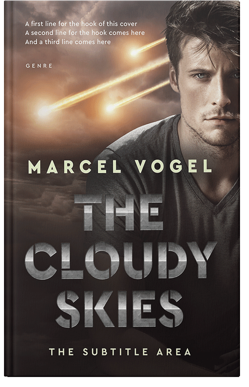 Front view of Cocoa Brown #24457 - Premade Apocalyptica Book Cover