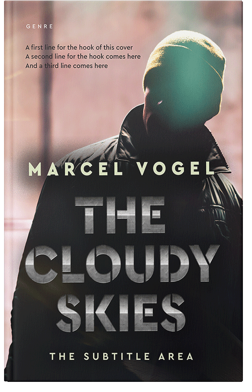 Front view of Premade Mystery & Thriller & Suspense Book Cover - Shark