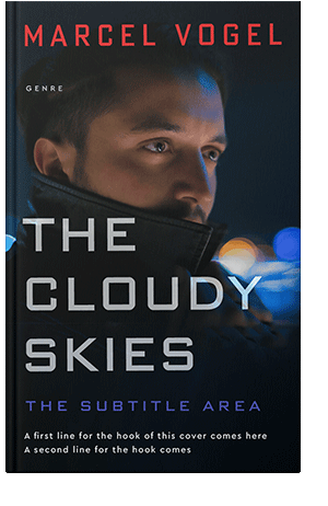 Pre Made Book Cover Black