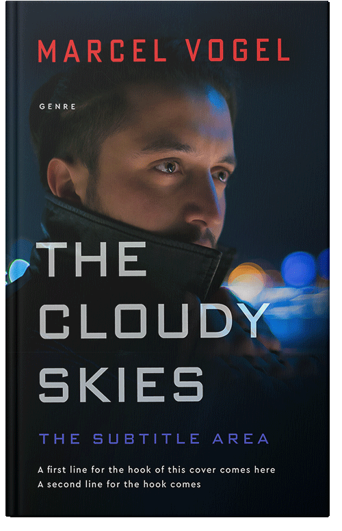 Front view of Black #24469 - Premade Mystery & Thriller & Suspense Book Cover