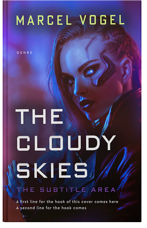 Front view of Tamarind #24471 - Premade Science Fiction Book Cover