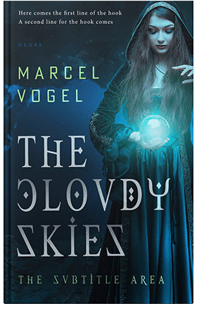 Pre Made Book Cover Black Pearl