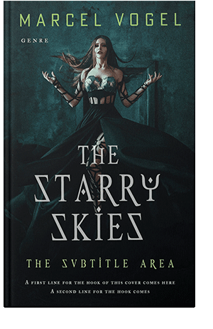 Pre Made Book Cover Black Bean