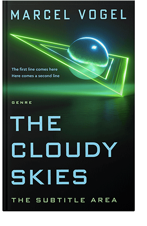 Pre Made Book Cover Black Bean