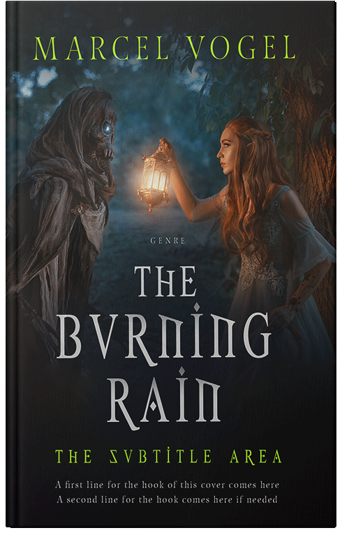 Front view of Premade Fantasy Book Cover - Woodsmoke