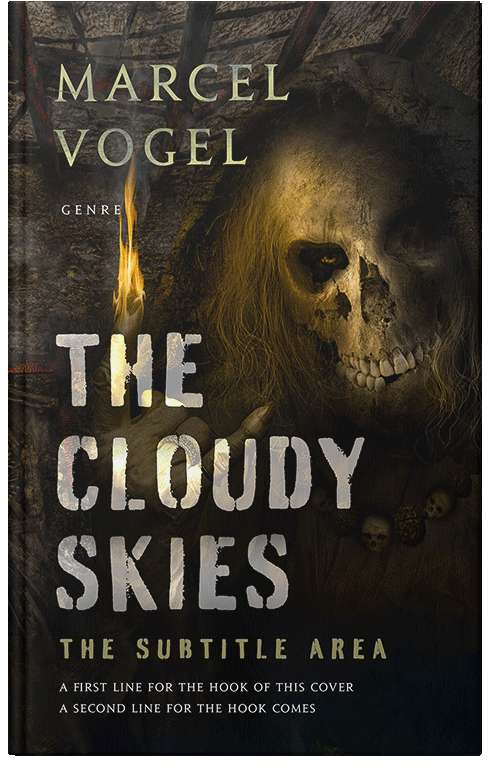 Front view of Premade Horror Book Cover - Eternity