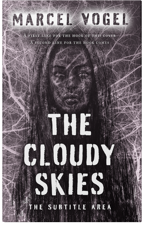 Front view of Thunder #24505 - Premade Horror Book Cover