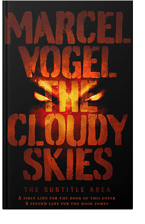 Pre Made Book Cover Fire